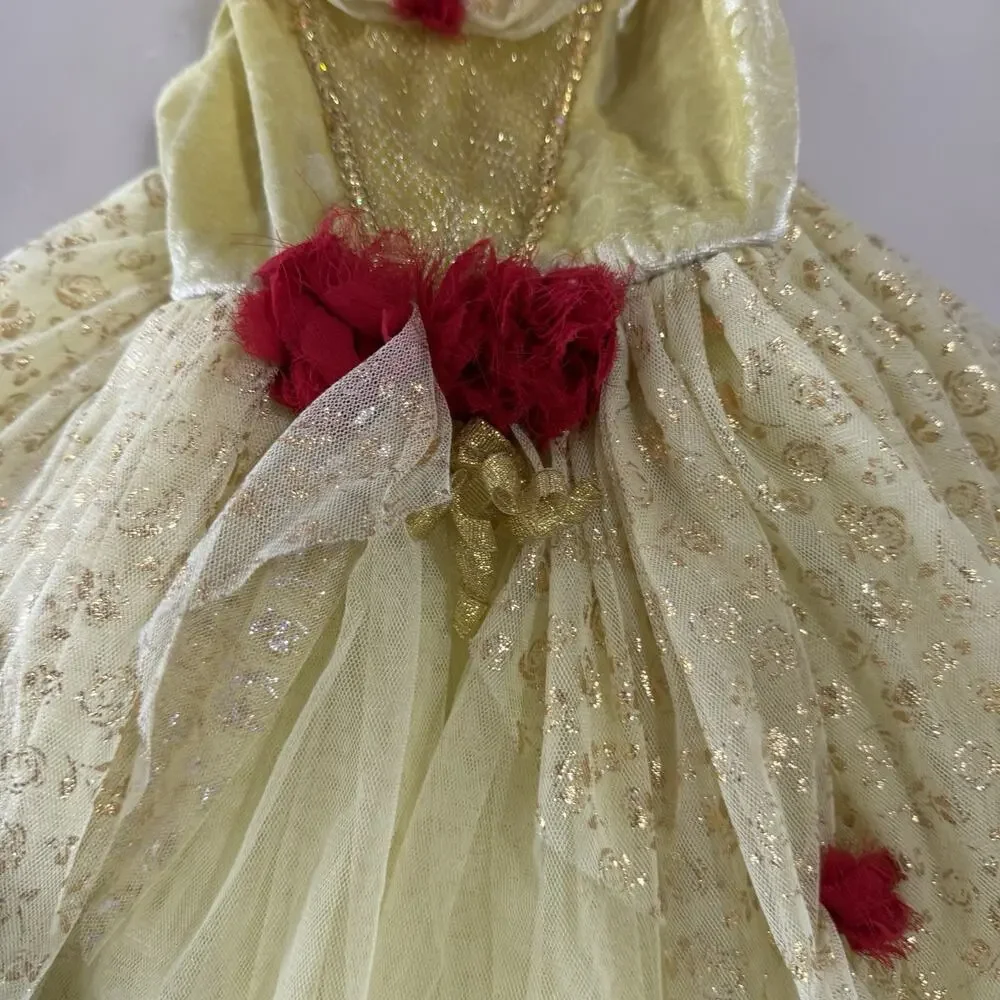 Little Adventures Deluxe Yellow Beauty Princess Dress Up Costume Age 1-3